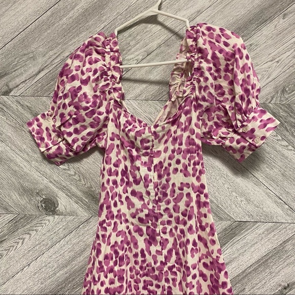 Who What Wear Empire Waist Leopard Dress - Picture 9 of 12